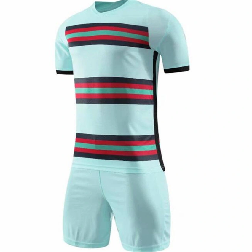 High quality/High cost performance  Soccer Jersey Polyester Club Soccer Uniform