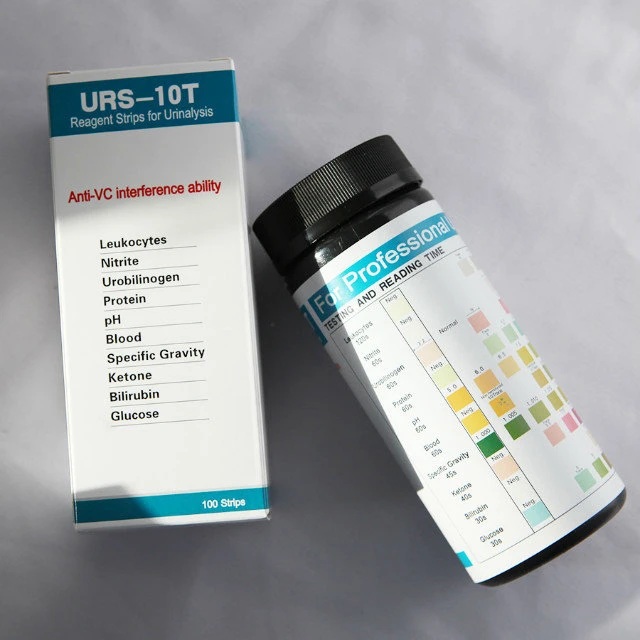 CE 4 Parameter Urinalysis Reagent Urine Drug Test Strips for China Supplier