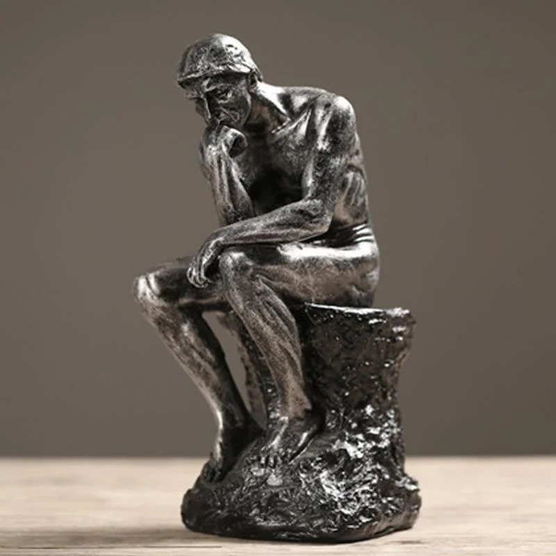 Custom High Quality Hand Polishing Bronze Figure The Thinker Sculpture