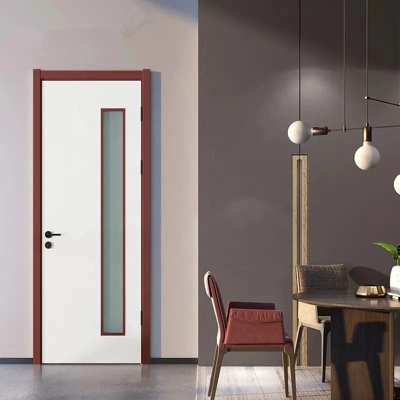Modern Thailand Doors Price Interior Glass PVC MDF Wooden Door