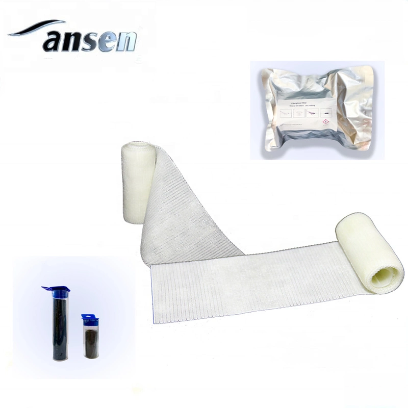 Fiberglass Tape Impregnated with Water-Activated Resin for Leak Crack Pipe Repairing Bandage