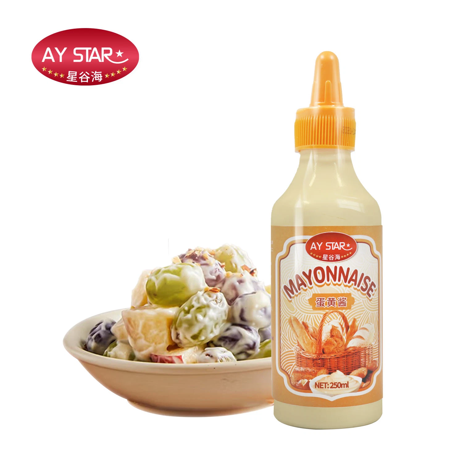 Plastikflasche Ketchup Veganer Salat Dressing Mayonnaise Sauce Mayo