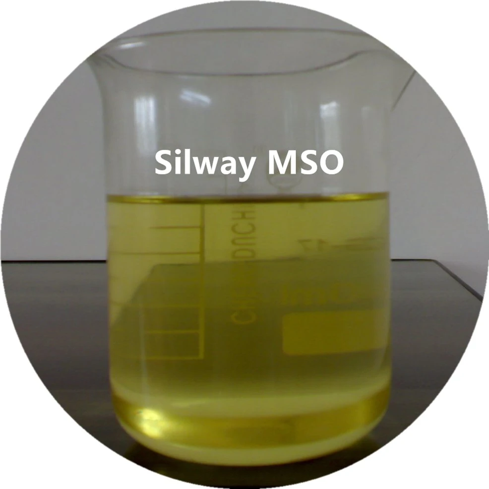 El aceite de semilla metilado gota uniforme distribución buen anti-deslizamiento Silway Mso spray multifuncionales rápida adyuvante en la humectación penetrar en los productos fitosanitarios