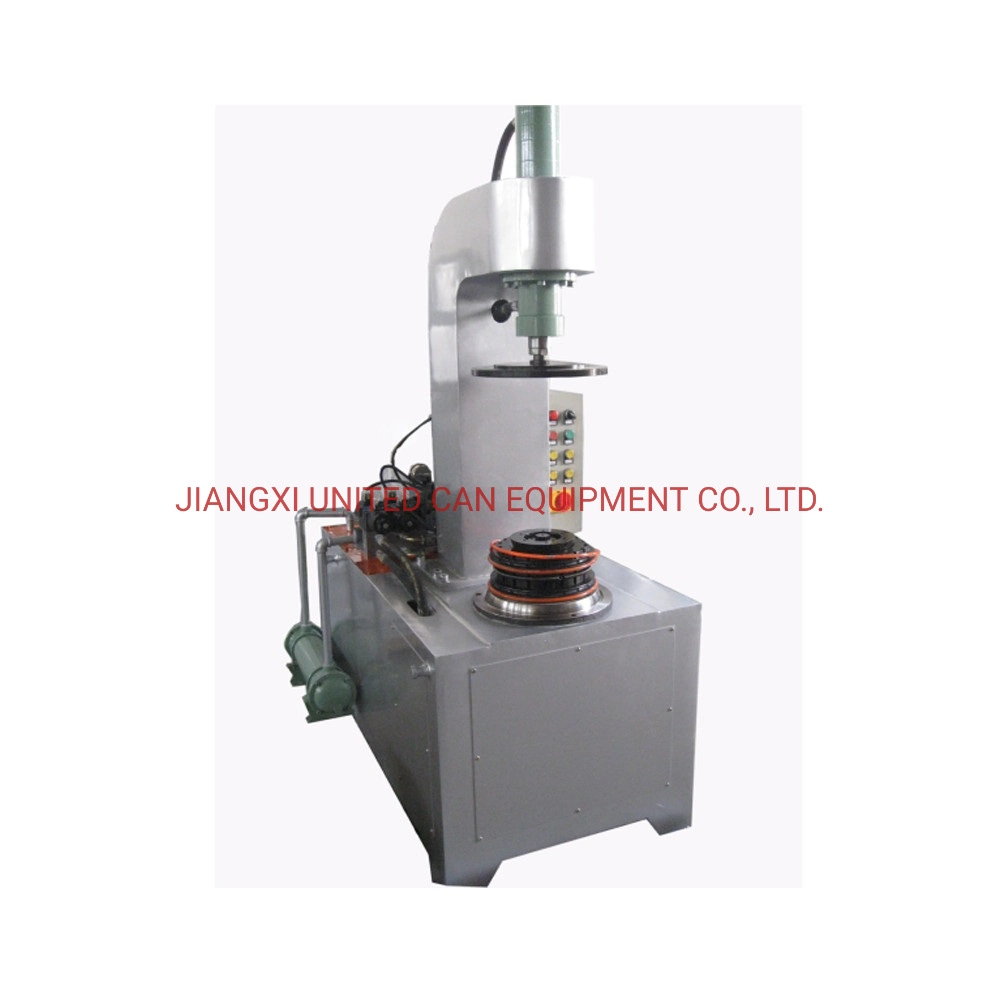 Hydraulic Beading Machine Conical Pail 20L Diameter 272mm Tin Can Body Maker Tin Can Making Machine