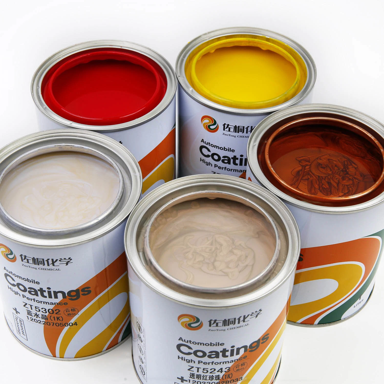 High Gloss Spray Metallic Car Paint Refinish Paint 1K Shinning Pearl Color Paint