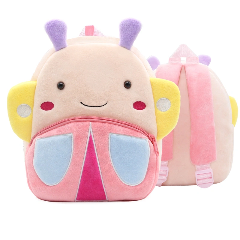 Popular Cartoon Animal Children School Backpack Kindergarten Plush Backpack Children Bag