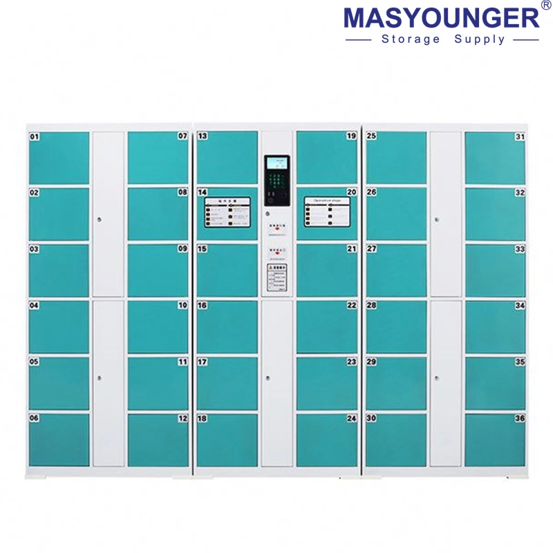 Moeda de impressão digital inteligente armário aberto armário eletrônico digital de Aço