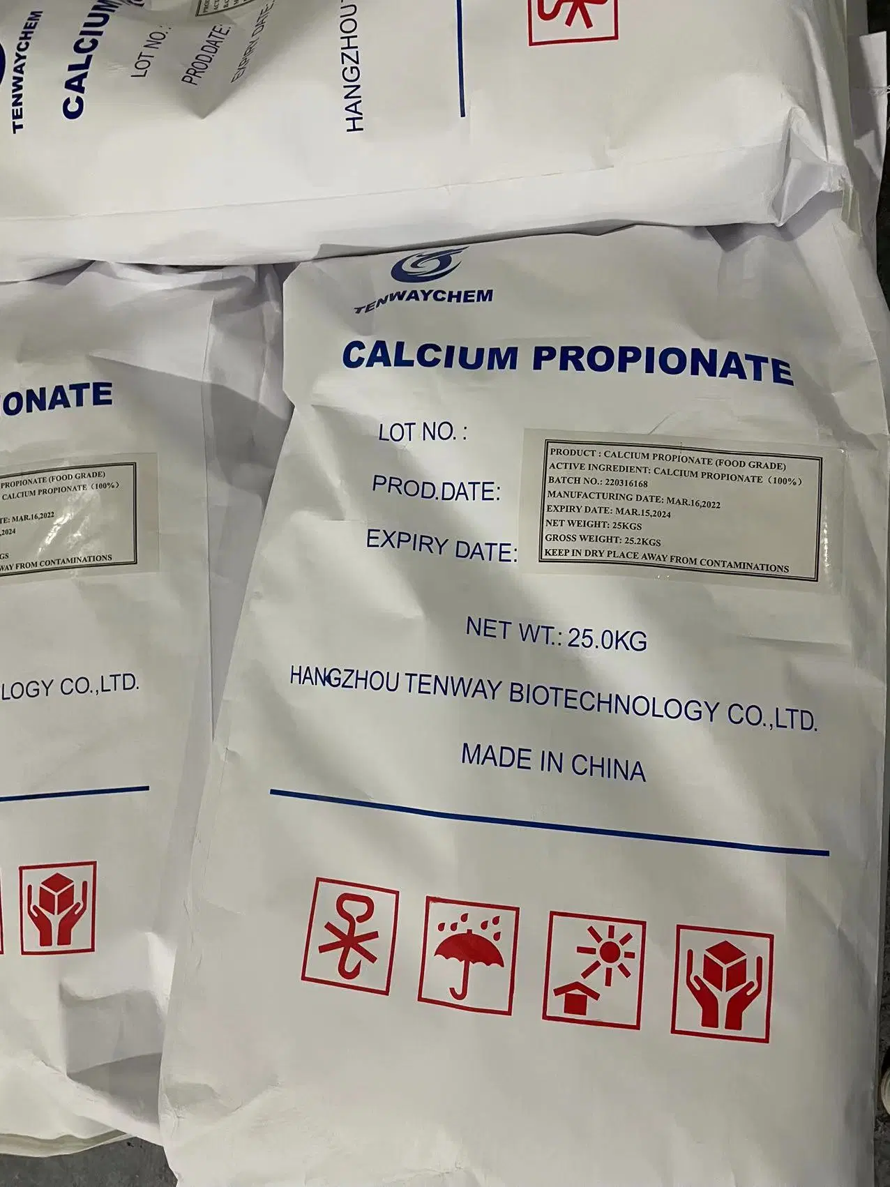 Food Grade Preservative E282 Calcium Propionate in Bread From China Manufacturer