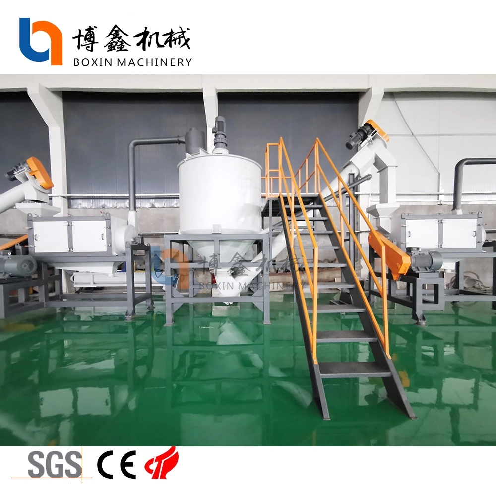 Plastic Pet Crusher Granulator Washing and Recycling Recycling Line Pet Flakes Hot Washing Line