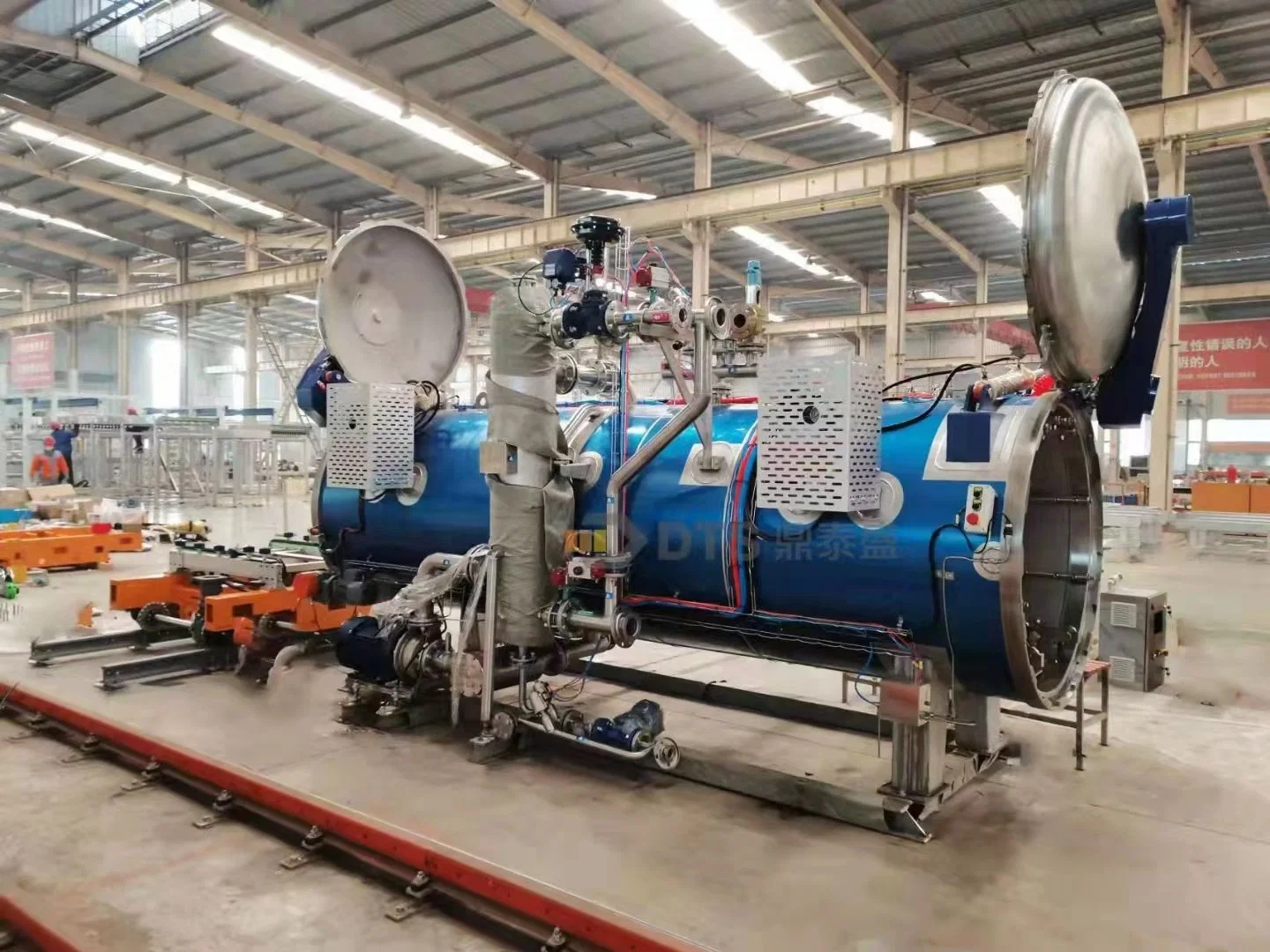 Direct Steam Heating Steam Sterilizer/ Retort/ Autoclave Machine for Bottle Milk, Evaporated Milk, Mix Dairy Products