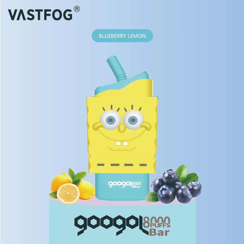 New Customer Sample Order Googol Bar 8000 Puffs Various Flavors 16ml E-Liquid Capacity 600mAh Battery Patented Disposable/Chargeable 5% Nic Salt Vape Pen