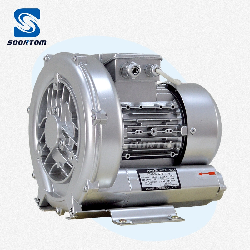 AC High Pressure Aluminum Industrial Exhaust Electric Turbo Blower for Offset Printing Machine