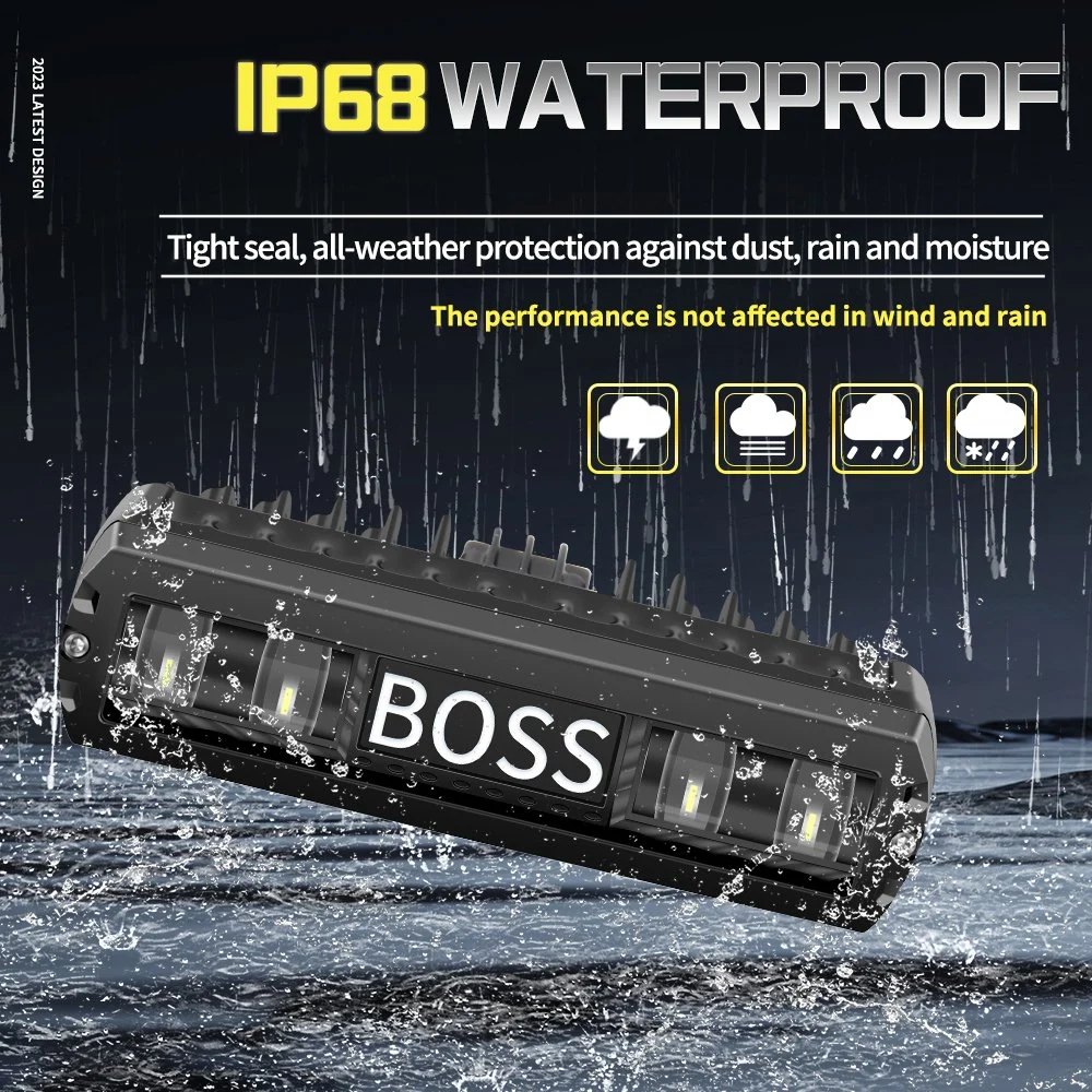 Haizg IP68 Waterproof 40W LED Light Bars Motorcycle Lighting Accessories