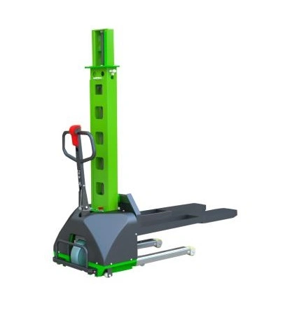 Walkie Pallet Stacker Hydraulic Portable Lift Stacker 500kg Self Loading Stacker