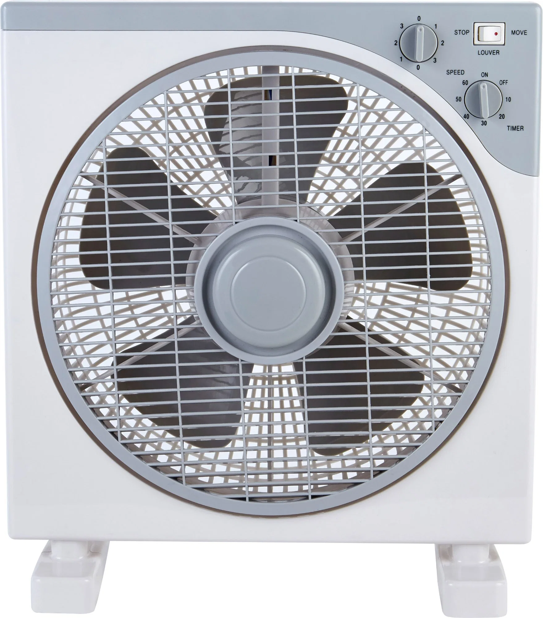 Popular 16 Inch AC/DC Solar Rechargeable Box Fan