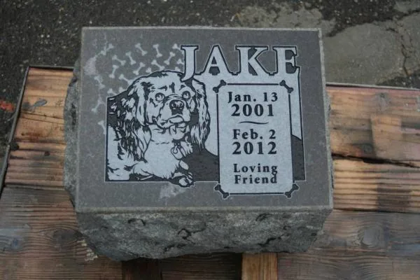 Headstones Memorials for Dogs, Cats, Horses, Birds, and Reptiles