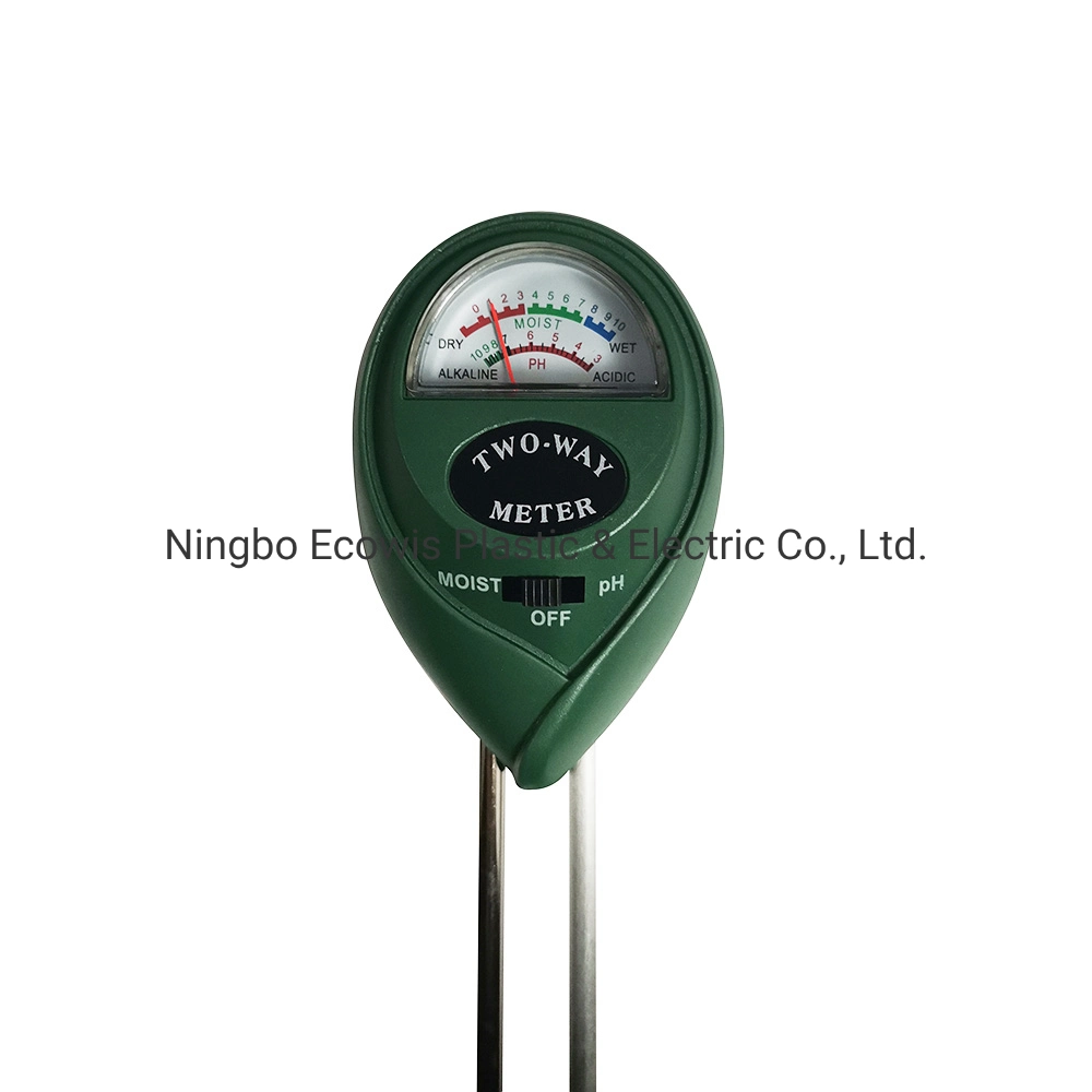 2 in 1 Round pH Test Soil Moisture Meter