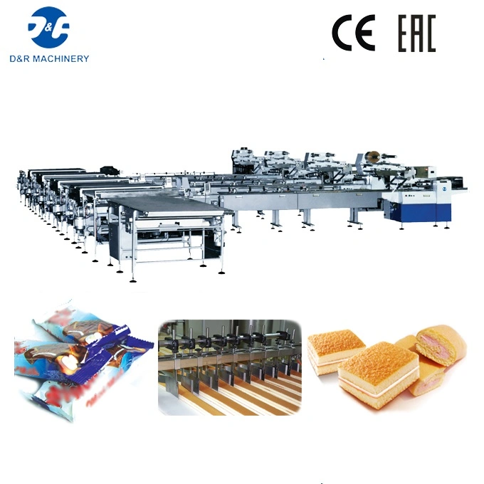 Cake Machinery Swiss Roll Production Line Bread Pop Maker Machine