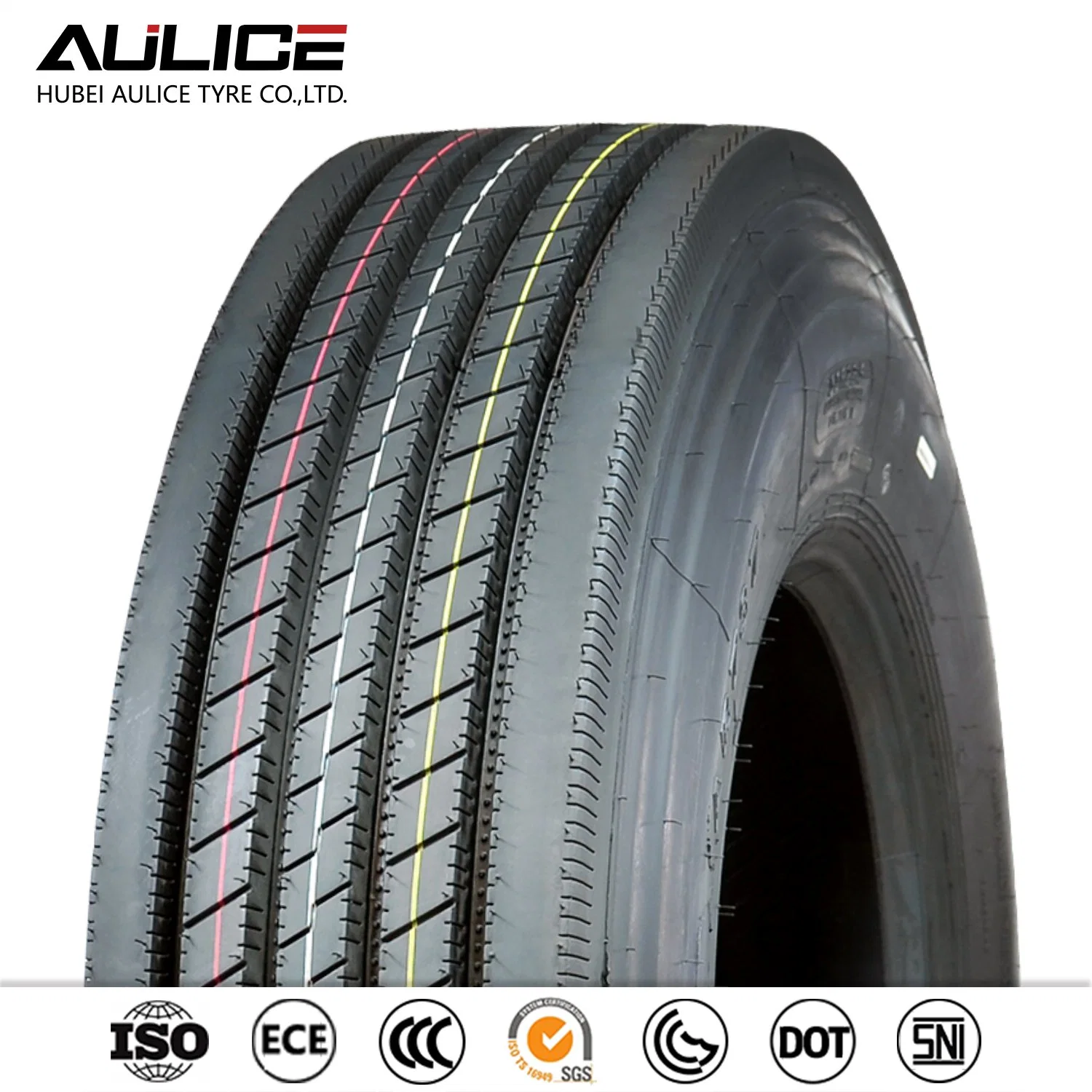 4 circumferential grooves for better ground grip and wet skid resistance Truck Tire