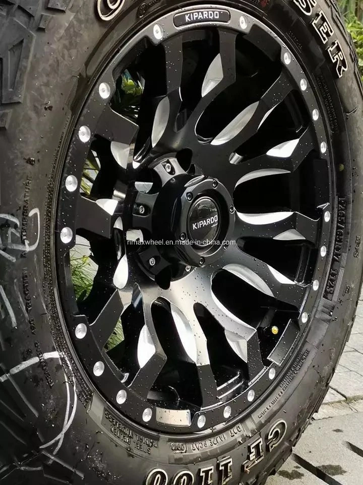 Kipardo 17X9 20X9 17-дюймовый 6X139.7 5X127 6X135 низкого давления литой алюминиевый Offroad колеса грузовика для подборщиков