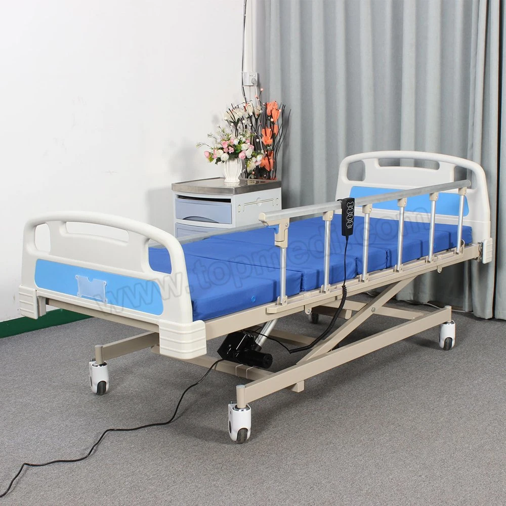 10% off 4 Wheels Adjustable Bed Emergency Room Beds Patient 3 Function Electric Hospital Bed