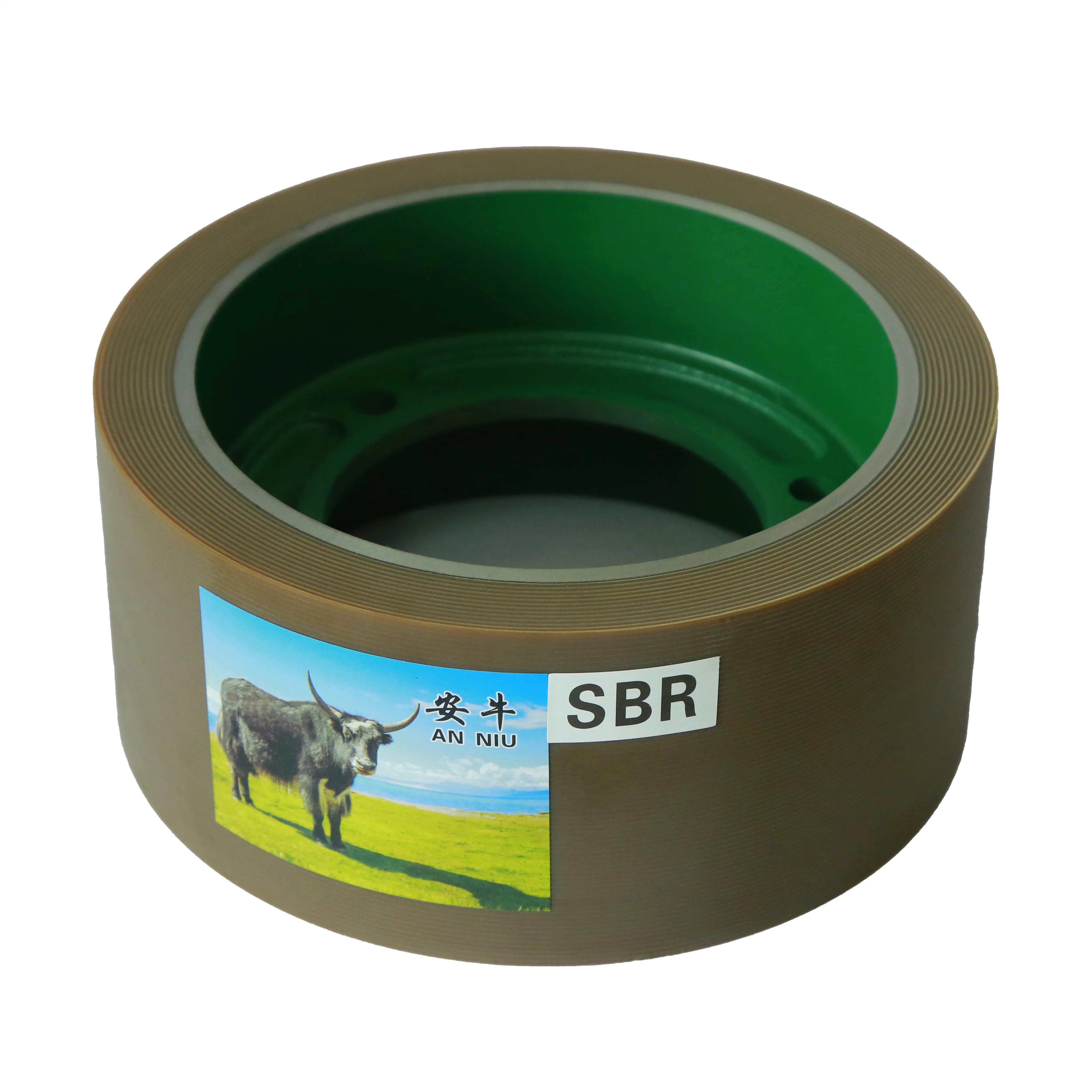 High Precision SBR Rice Huller Rubber Roller with Steel Drum 4"