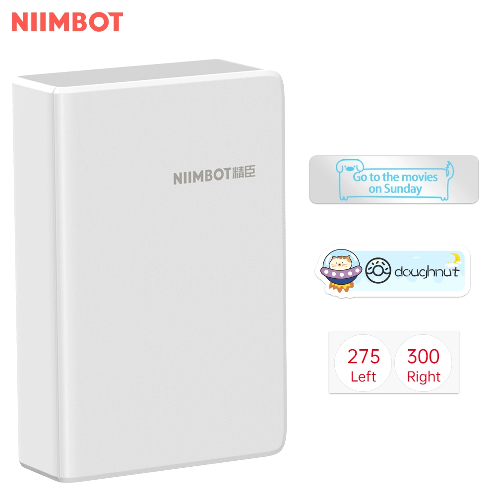 Niimbot Concise Style Label Printer Machine Thermal Transfer Label Printer with Cutter