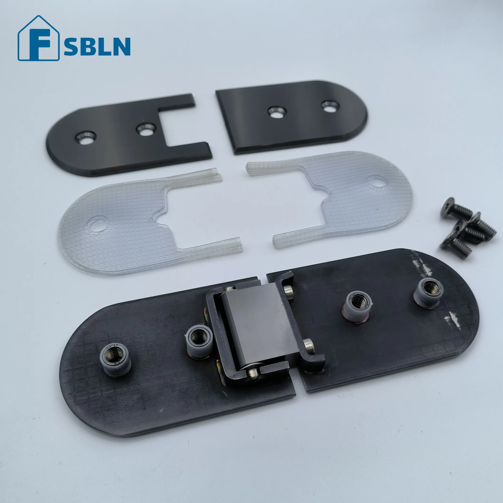 180 Degree Glass Door Hinge Set with Durable Hardware