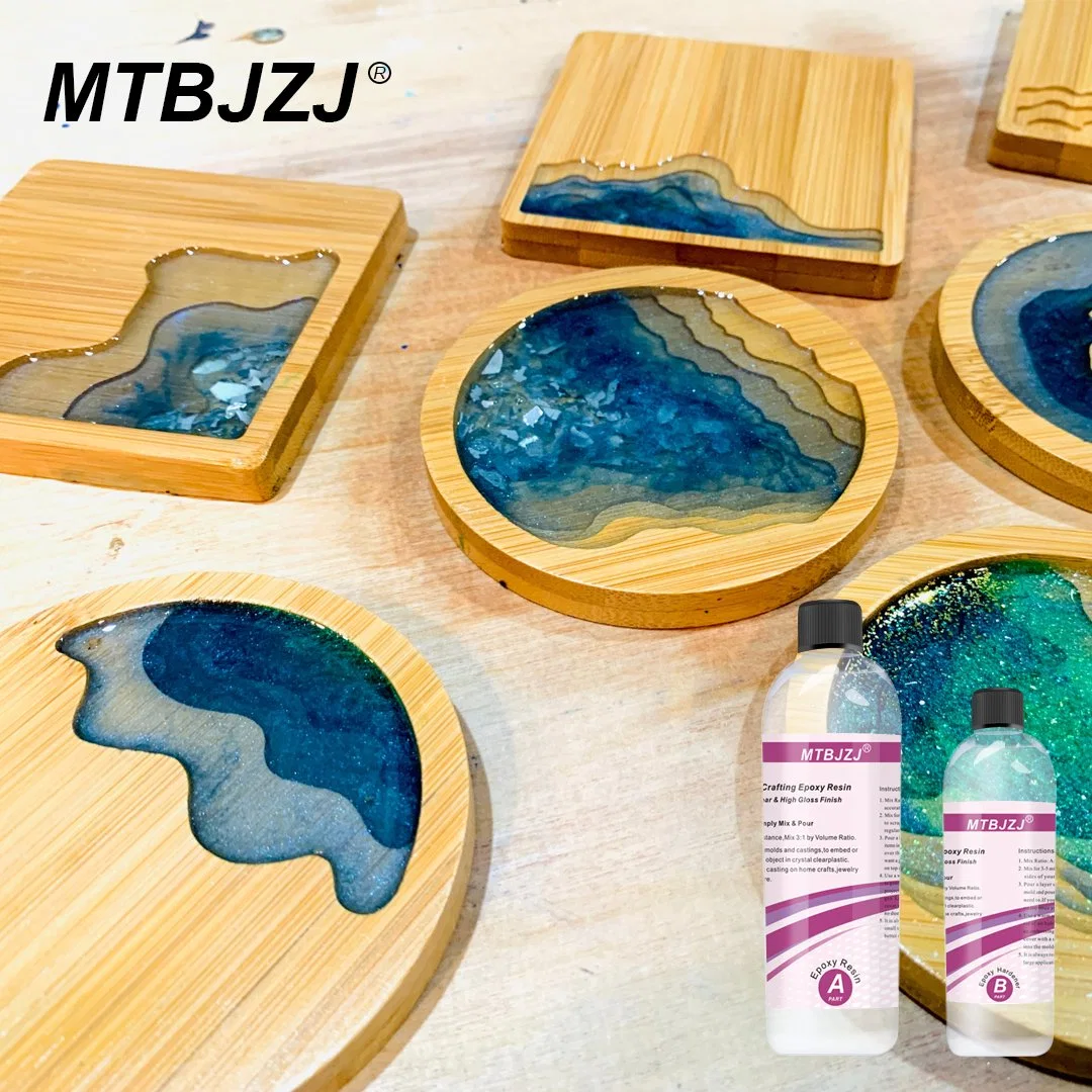 Factory Sale Resin Epoxy Set for DIY Wood Coaster Making