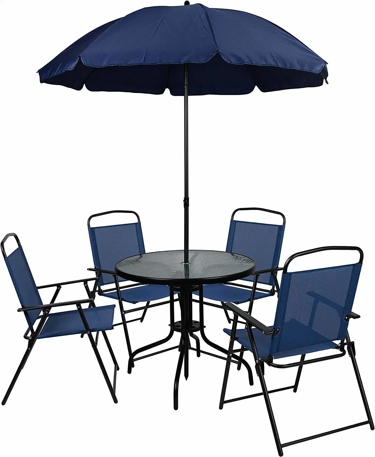 Patio Bistro Set Outdoor Garden Furniture Folding 3 Piece Seating Patio Set