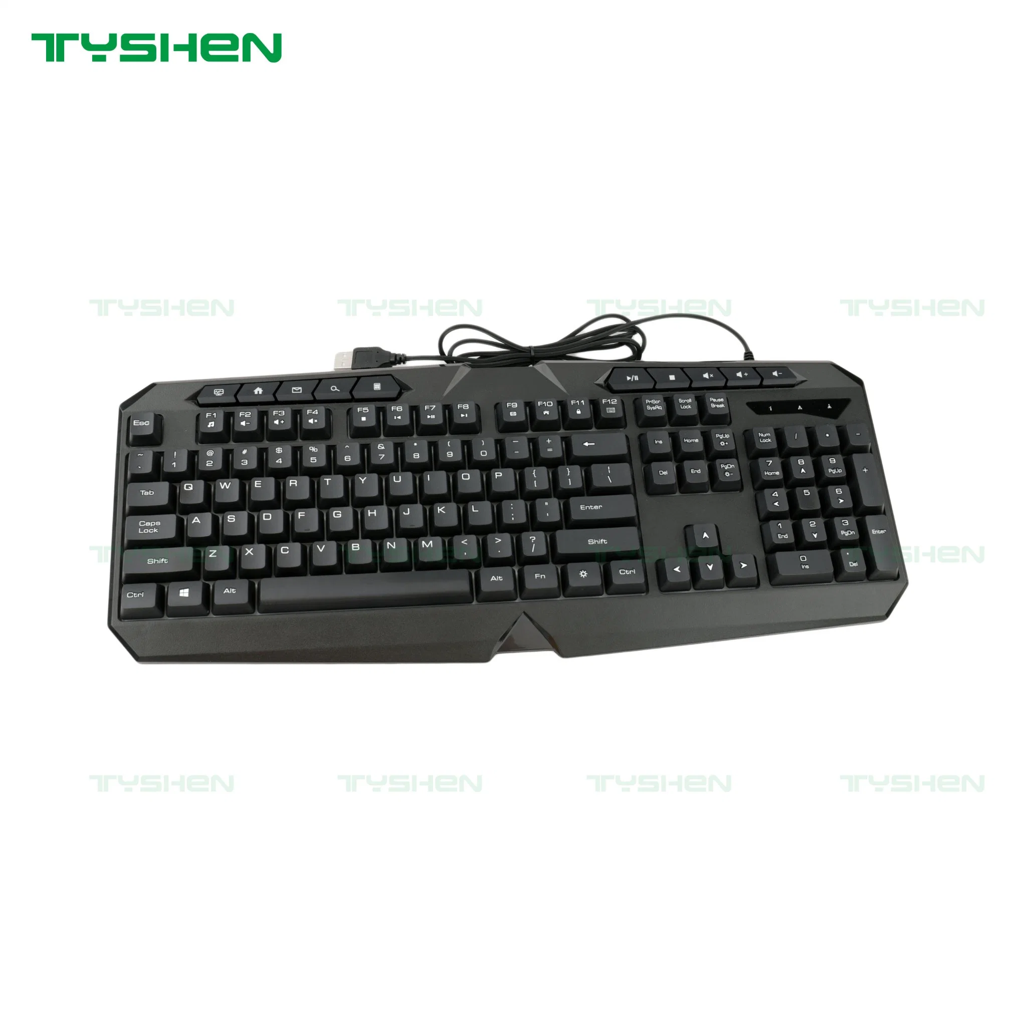 Teclado Gamer USB, teclado para el jugador, el precio barato, varios idiomas