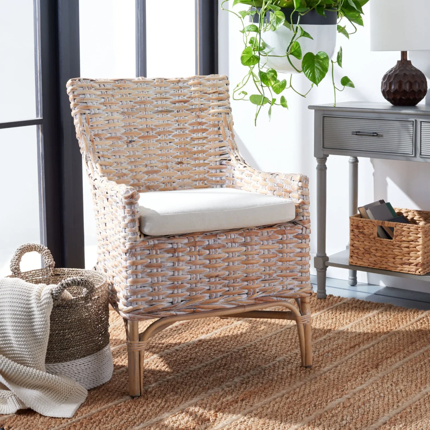 Ocio casual de promoción de muebles de exterior jardín Casa conjunto mimbre Rattan