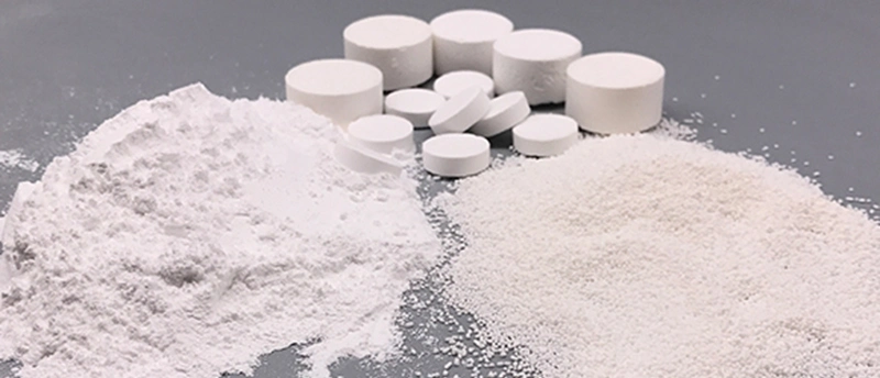 Calcium Hypochlorite Bleaching Powder Granular 65%, 67%, 70% Sodium Process for Water Treatment