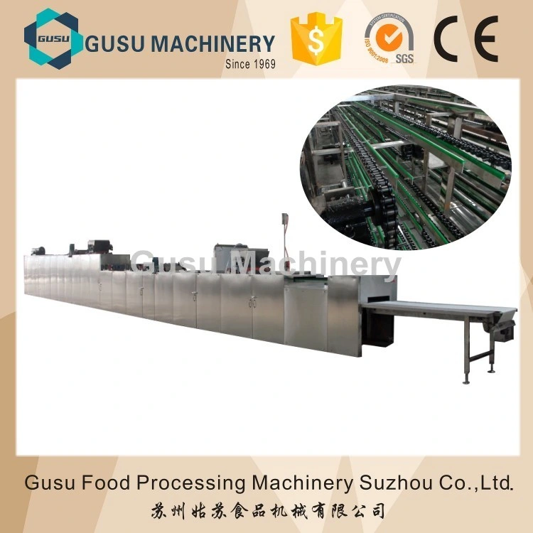 China Gusu Brand Two Color Filling Chocolate Molding Machine