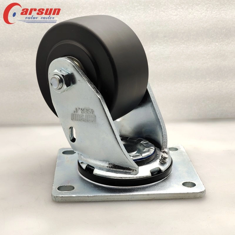 Wholesale Industrial Swivel Casters 825lb Load Capacity Heavy Duty 125mm Machine Mc Nylon Kingpinless Caster Wheels