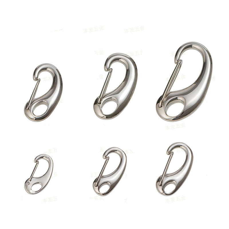 50mm Stainless Steel Spring Clasp Snap Hook Clips