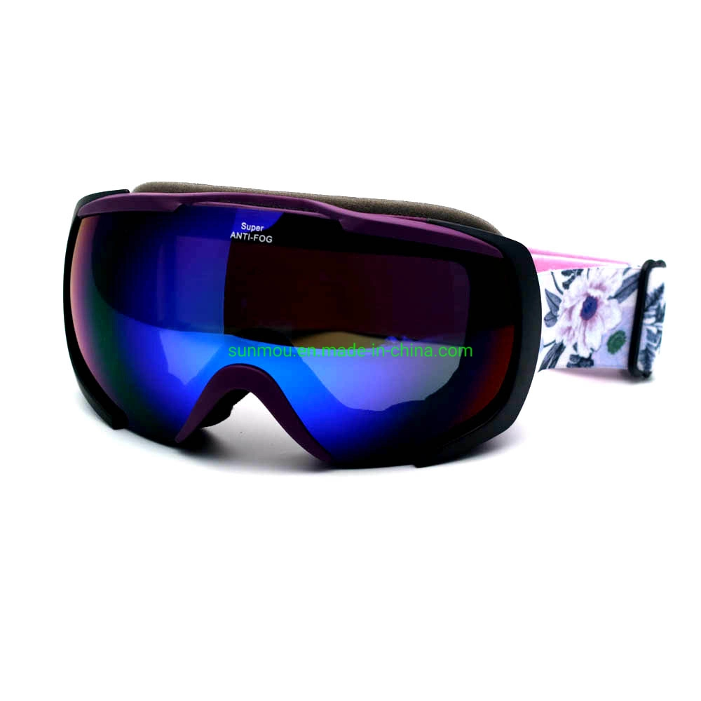 AG0222 Super Anti-Fog Mayorista/Proveedor de lentes de doble capa de protección UV 100% Custom Señorita Deportes de Nieve las gafas para hombres y mujeres