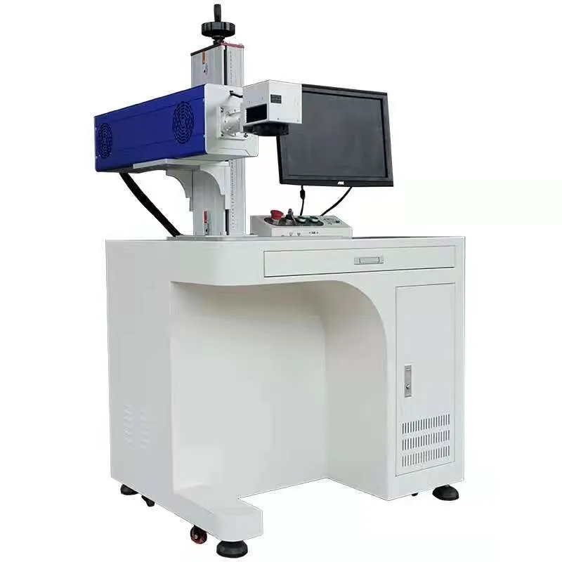 Latest Stand-Alone CO2 Laser Marking Machine for Plastic Leather Fabric Wooden Glasses