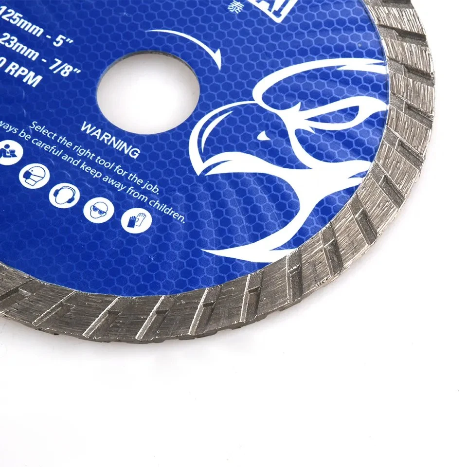 125mm 5 Zoll Fengtai Diamant Schneideblatt Turbo Wave Disc Für harte Materialien