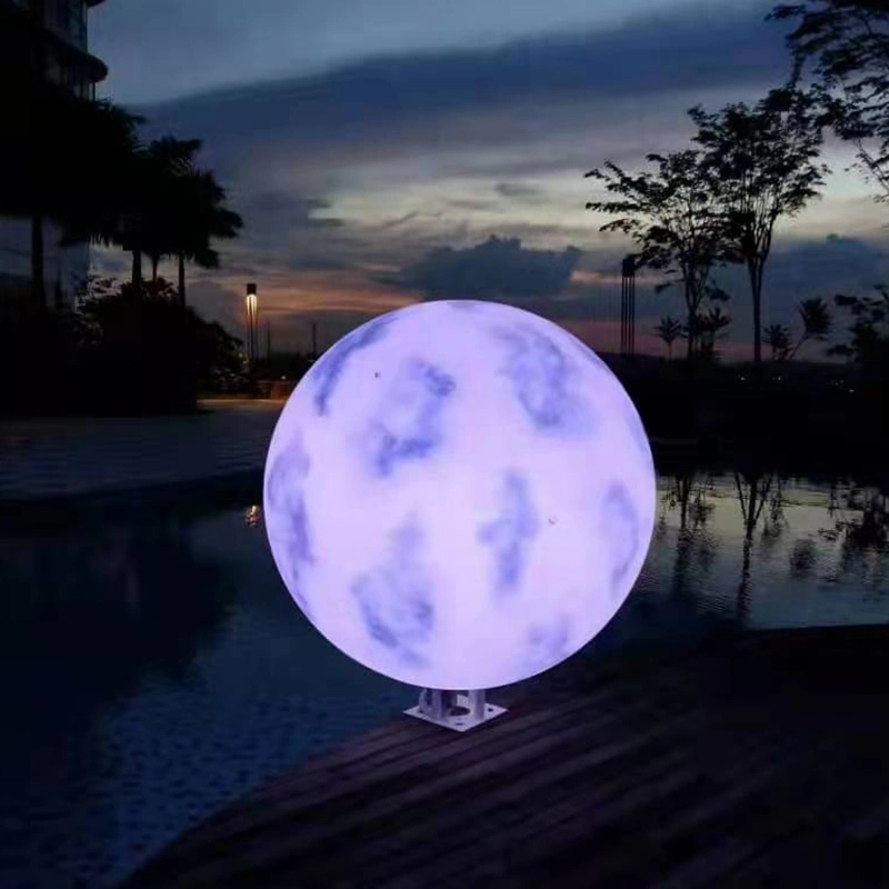 Outdoor Lawn Lamp Moon Lamp Party Atmosphere Design Creative Courtyard Crescent Lamp