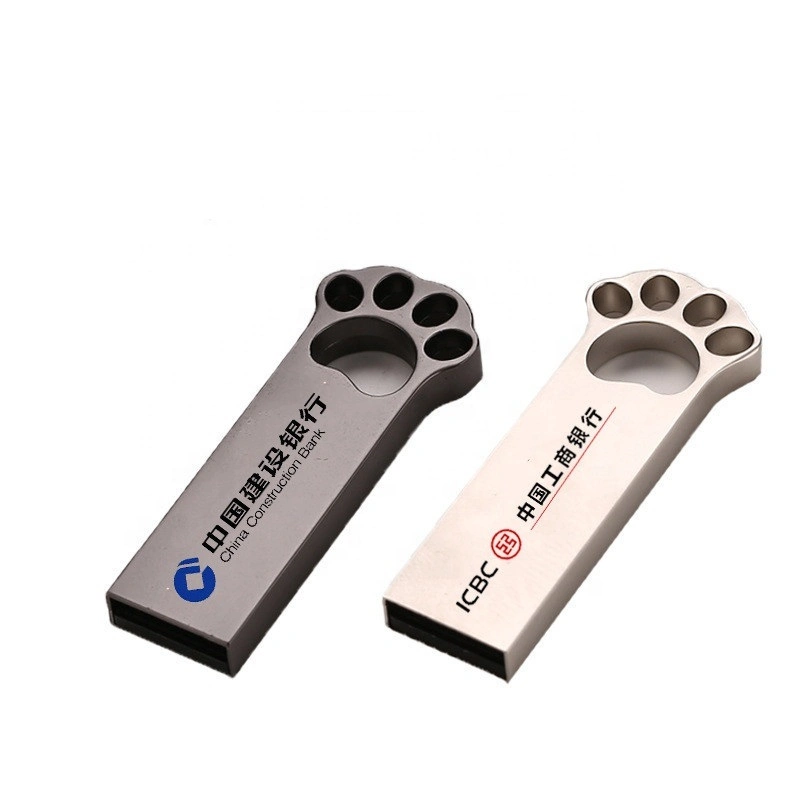 Lindo gato Claw USB 3,0 Flash Drive Pendrive 32GB 16GB Memoria USB Stick Metal Flash Disk