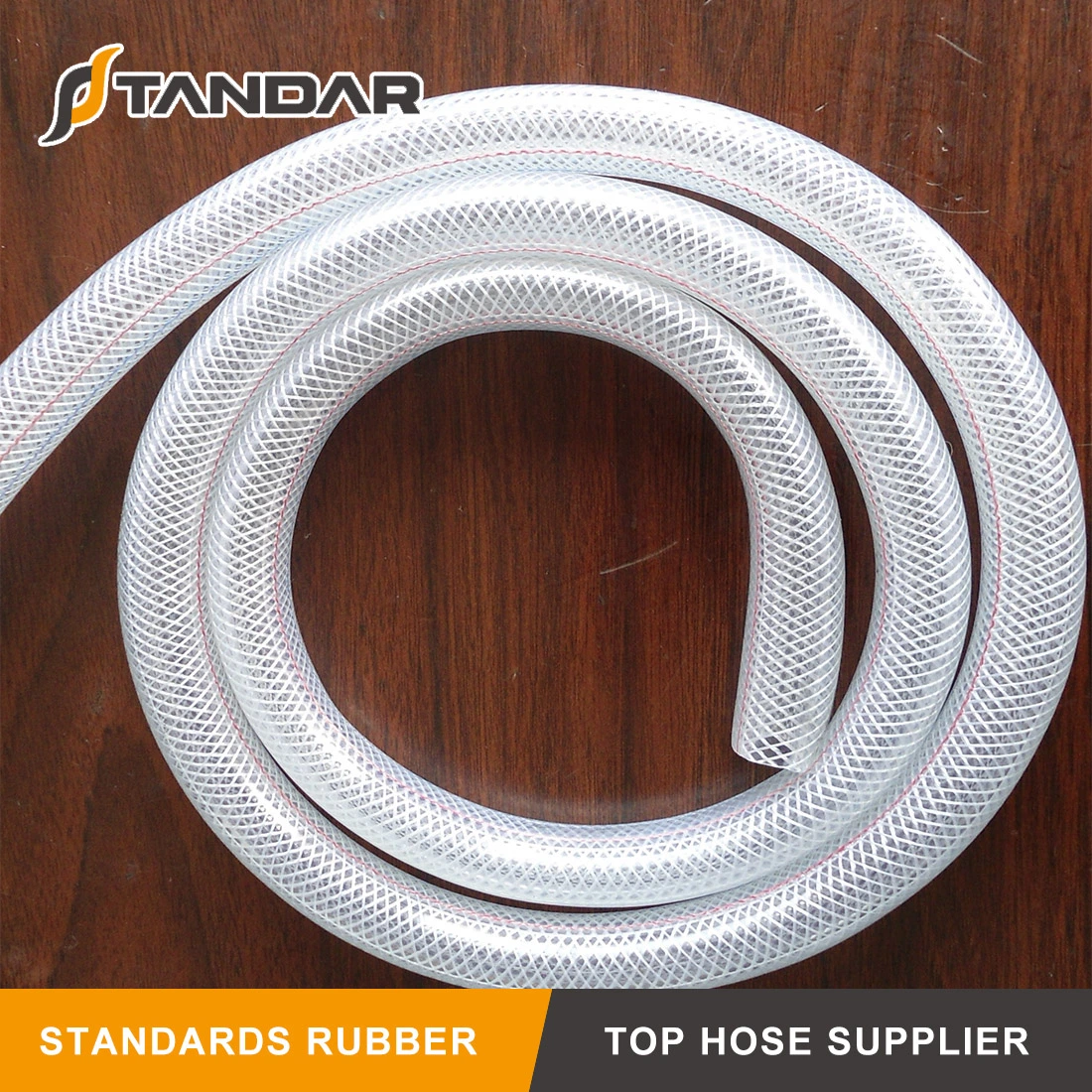 FDA High Pressure Silicone Rubber Fabric Braided Hose Used on Car