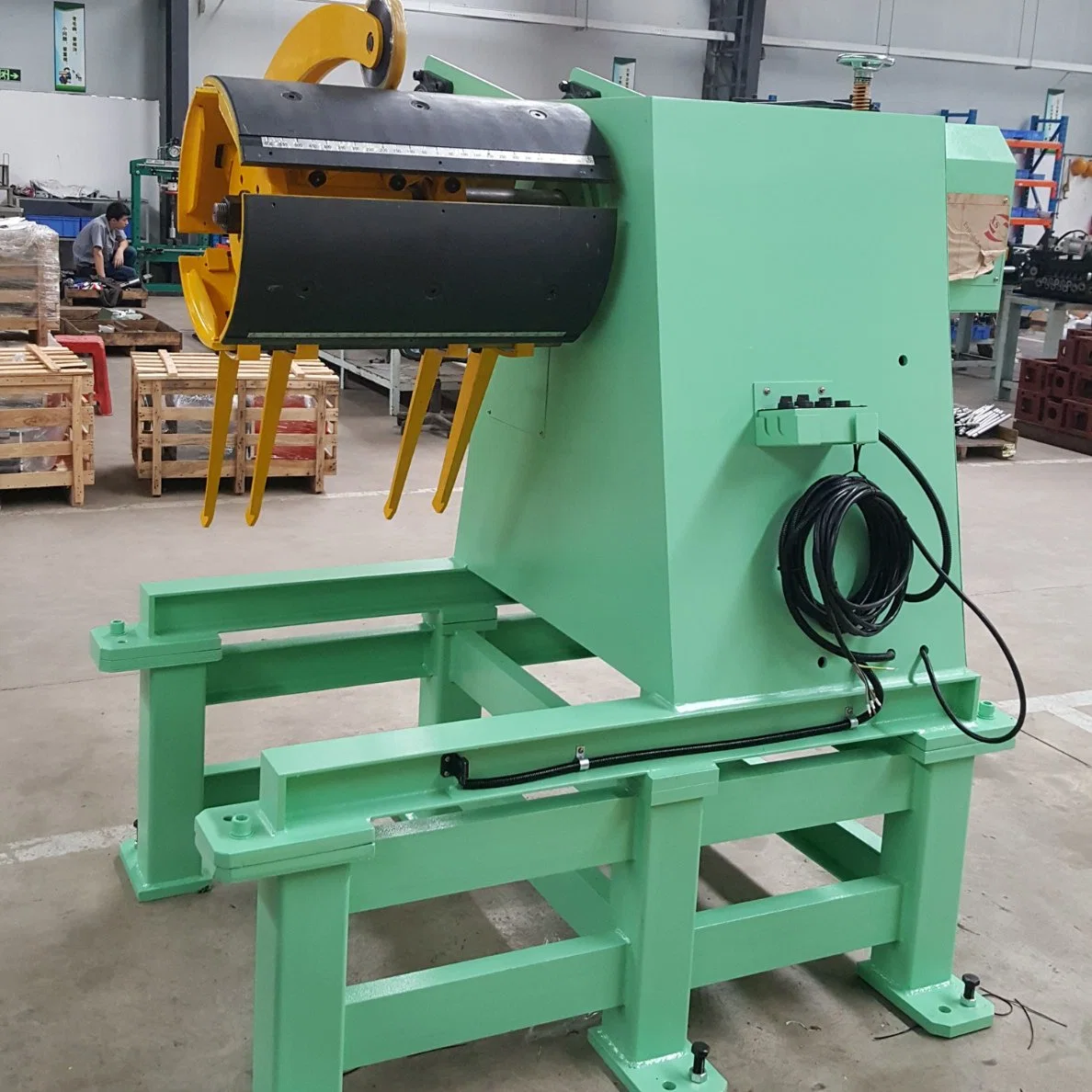 1-12 Ton Customized Aluminum Steel Coil Uncoiler Decoiler Machine /Hydrualic Uncoiler/Unwinder Machine for Blanking Line