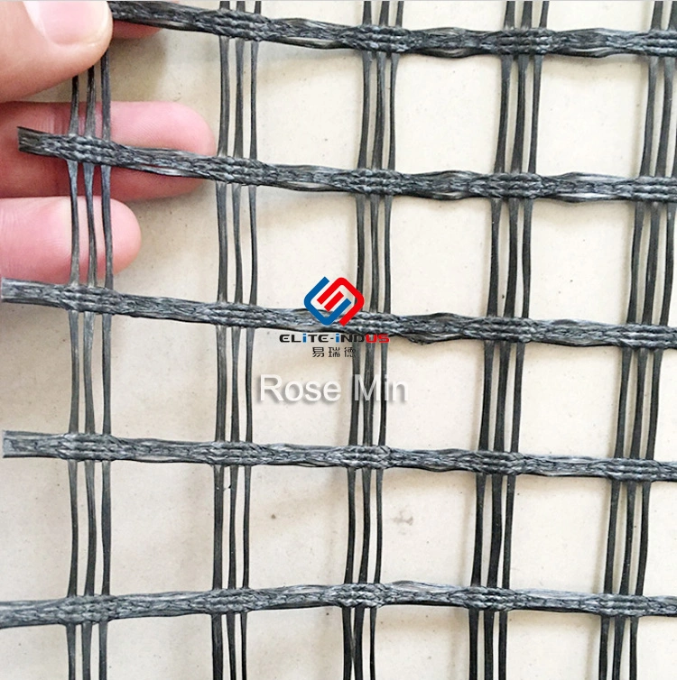 Earth Working Fabric Bitumen Coated Fiberglass Geogrid