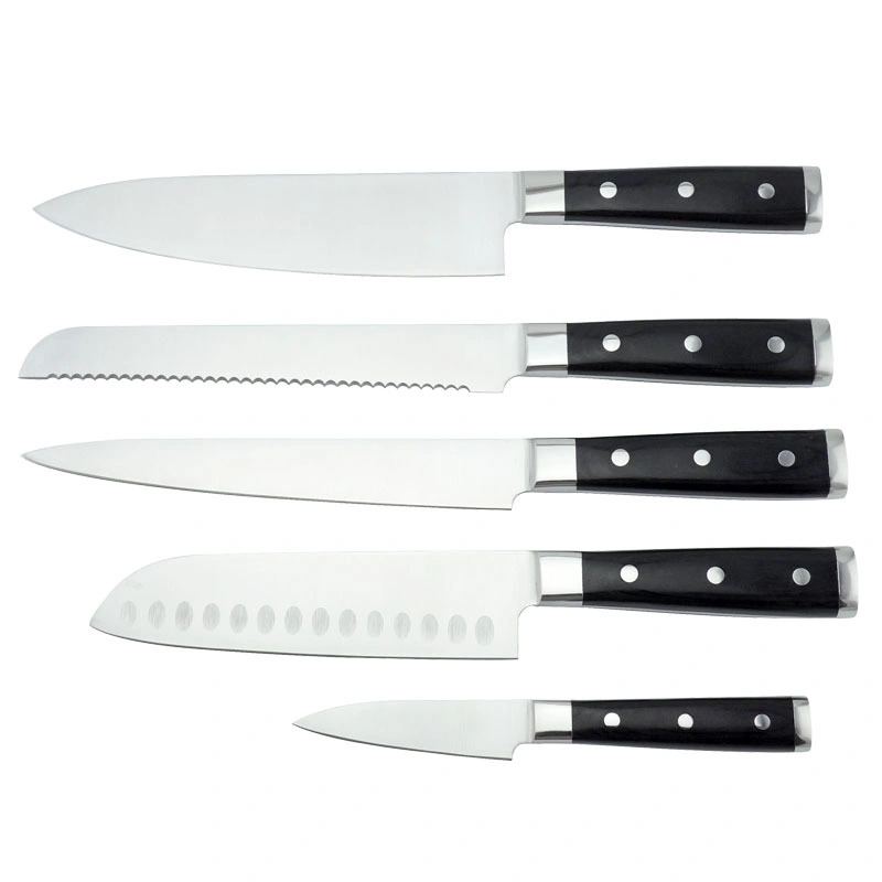 Juego de cuchillos profesionales de cuchillos de cocina