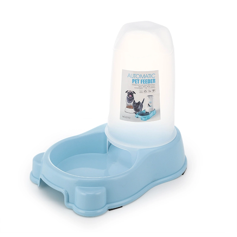 Tc3076 Mascotas perro Alimentador automático de agua de la cuchara de almacenamiento de alimentos