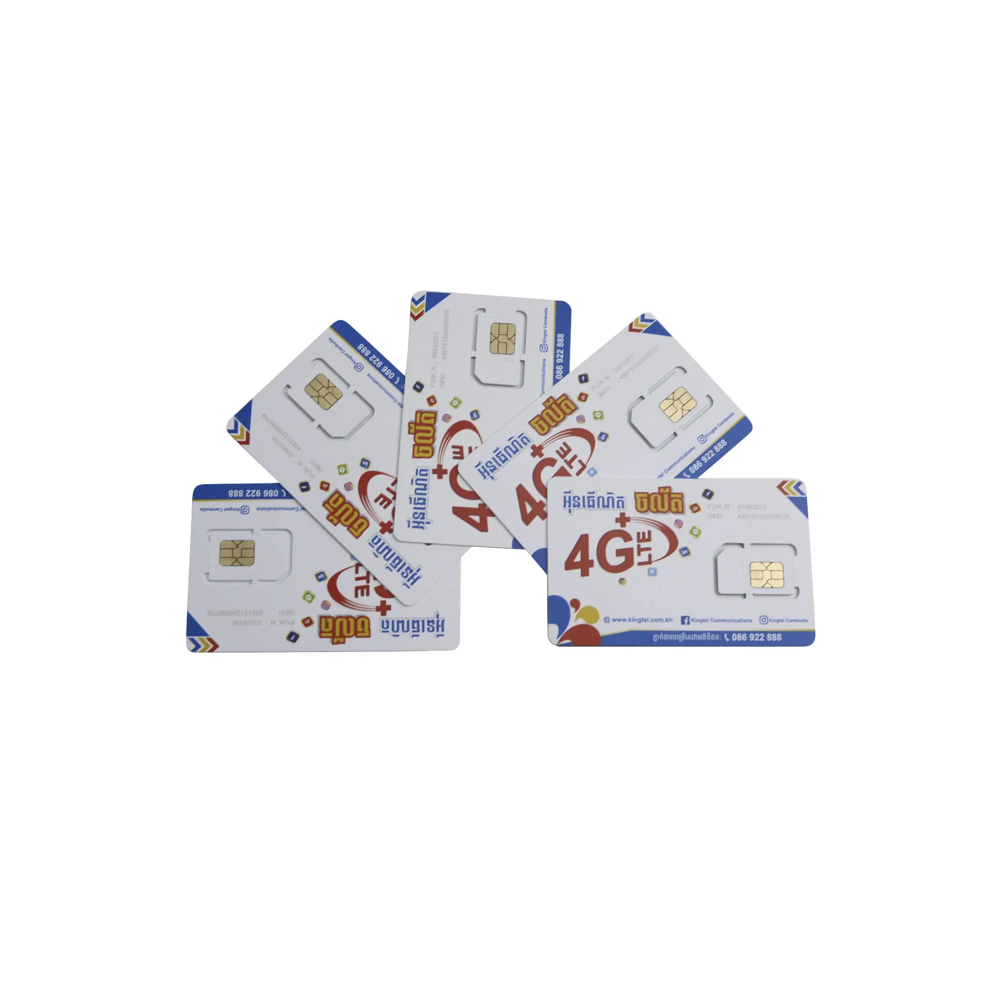 Tsinghua Unigroup 4G Programmable ABS SIM Card for Mobile Phone SIM Cards