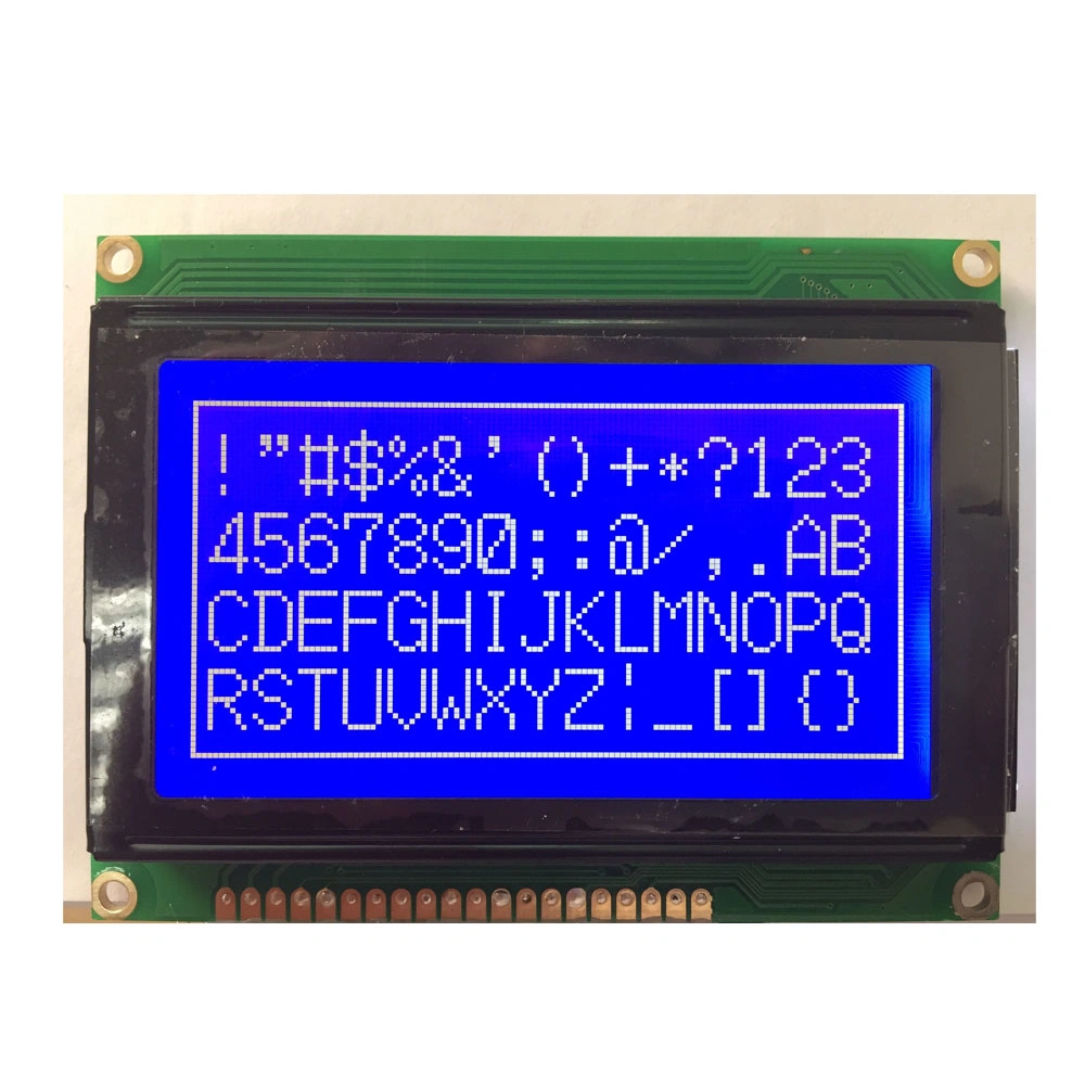 Yellow Blue White Three Color 12864 COB LCD Display