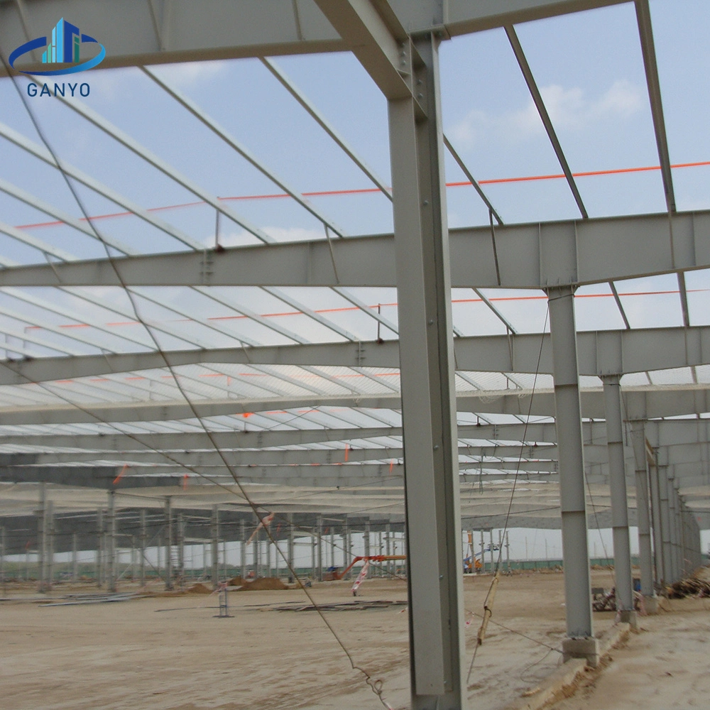 Ganyo Factory Supply Automatic Prefab Steel Structure Animal House Poultry Farms Construction