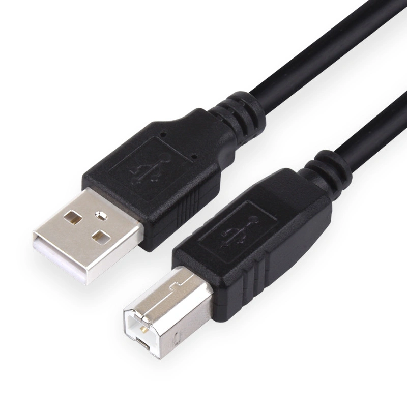 OEM New 1m/1.8m /3m /5m Black Barcode Usb 2.0 Am To Bm Print Cable